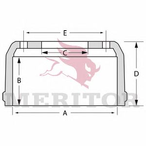 Тормозной барабан - Meritor MBD1018
