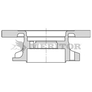Тормозной диск | перед | - Meritor MBR6009