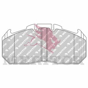 Комплект тормозных колодок, дисковый тормоз - Meritor MDP1404