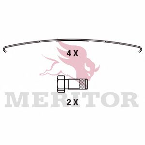 Колодки дискового тормоза 29177 HCV - Meritor MDP3169K
