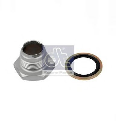 Пробка сливная M24x15 с уплотнительным кольцом - Diesel Technic 2.11001