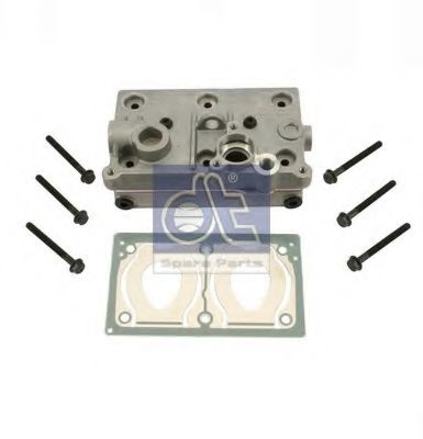 Ремкомплект компрессора (головка, клапан, пластины, болты для 412 704 018 0) зам - Diesel Technic 2.94029