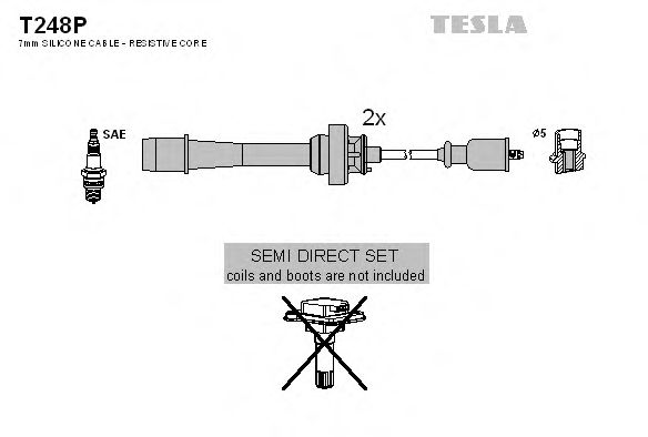 Провода высоковольтные - Tesla T248P