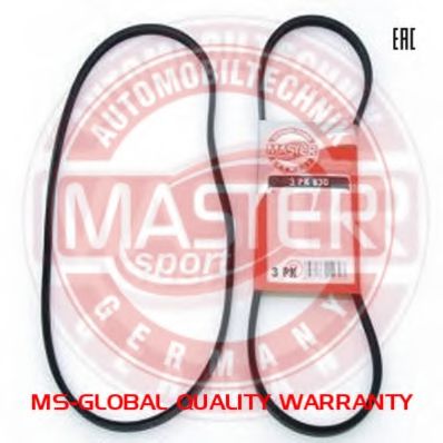Ремень поликлиновый - MASTER-SPORT 3PK820-PCS-MS