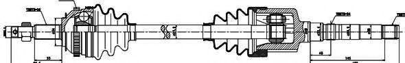 Приводной вал | перед прав | - GSP 209039