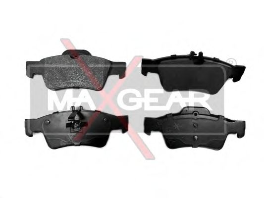 Колодки тормозные дисковые | зад | - MAXGEAR 19-0593
