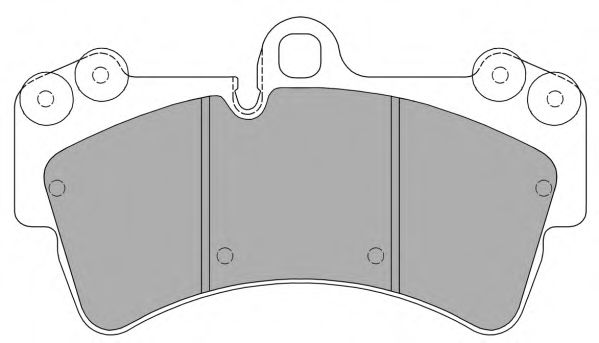 Комплект тормозных колодок, дисковый тормоз | перед | - FREMAX FBP-1358