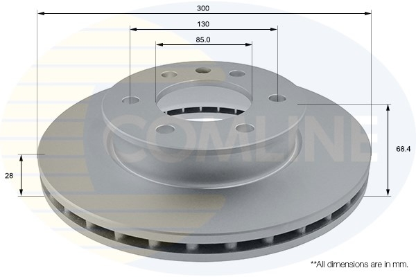 Диск тормозной | перед | - Comline ADC1640V