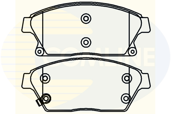 Колодки тормозные дисковые | перед | - Comline CBP32037