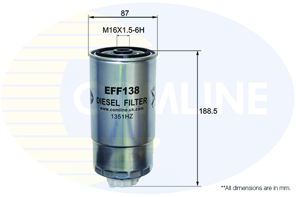 Фильтр топливный - Comline EFF138