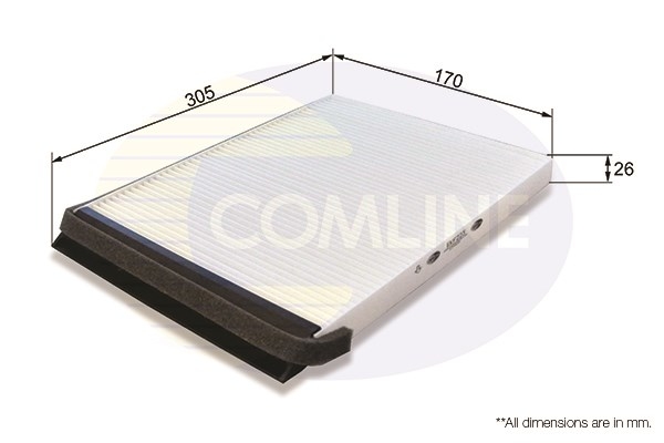 COMLINE EKF233 фильтр салона BMW E36 1.6-3.2/1.7-2.5TD 90-99 С конд