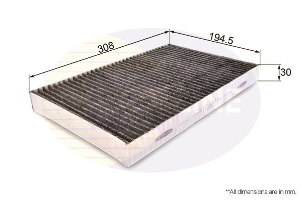 Фильтр салона угольный - Comline EKF241A