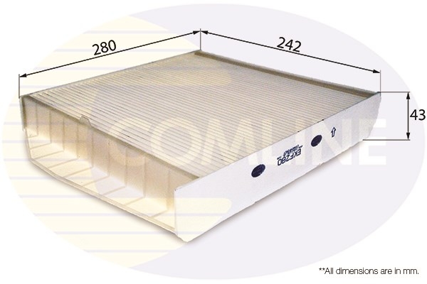 Фильтр салона - Comline EKF280
