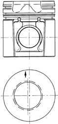 Поршень - Kolbenschmidt 40235600