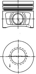 Поршень - Kolbenschmidt 40387620