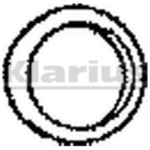 Уплотнительное кольцо, труба выхлопного газа - Klarius 410233
