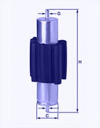 Фильтр топливный - Unico Filter FI 5274/2