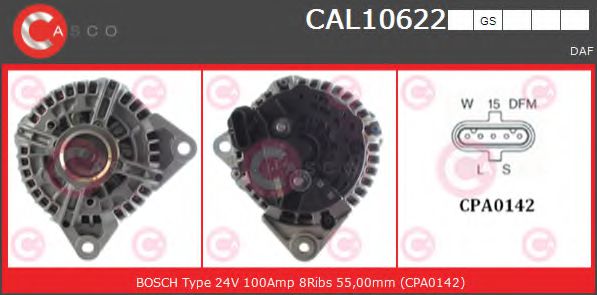 Генератор - CASCO CAL10622GS