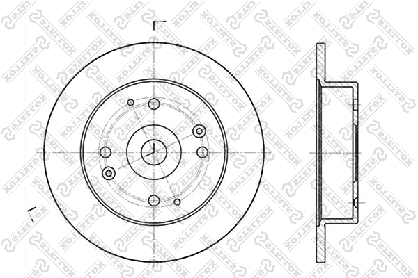 Диск торм. зад. Rover 600 1.8-2.3 90> - Stellox 6020-9939-SX