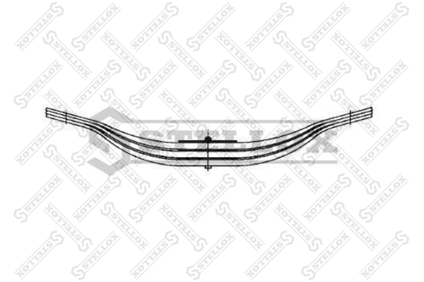 Рессора 3/19x65x100 610+610 --/--  BPW HCV - Stellox 84-55637-SX