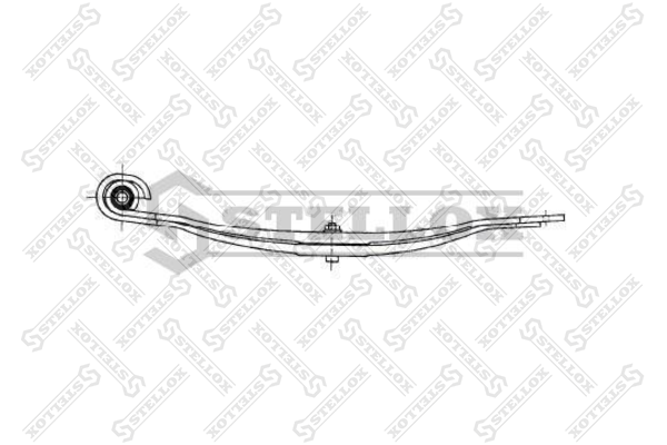 Рессора усиленная 2/32x70x100 425+495 S3 - Stellox 84-55641-SX