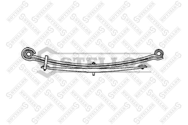 Рессора 2/18+1/48-GAx93x80 850+850 s36/s | зад | - Stellox 84-55673-SX
