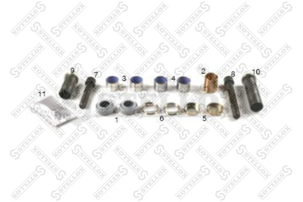 Р/к дискового тормоза(мр)Lukas,полный  r - Stellox 85-10324-SX