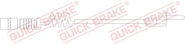Сигнализатор, износ тормозных колодок Quick Brake                WS0210A