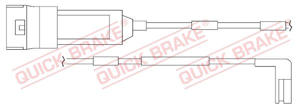 Датчик износа тормозных колодок Quick Brake                WS0120A