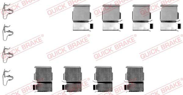 Ремкомплект дисковых тормозных колодок - Quick Brake 1091133