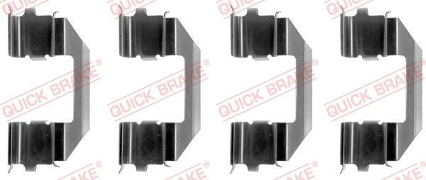 Ремкомплект тормозных колодок - Quick Brake 1091258