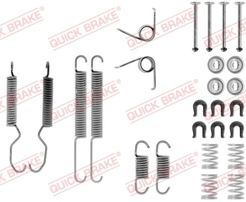 Ремкомплект тормозных колодок - Quick Brake 1050683