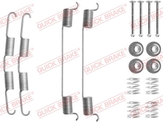 Ремкомплект тормозных колодок - Quick Brake 1050724R