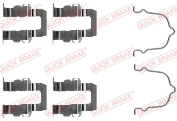 Ремкомплект тормозных колодок - Quick Brake 1091119