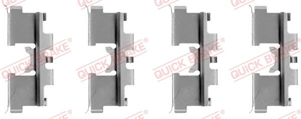 Ремкомплект дисковых тормозных колодок - Quick Brake 1091068
