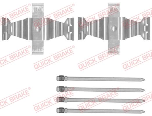 Комплектующие, колодки дискового тормоза - Quick Brake 1091829