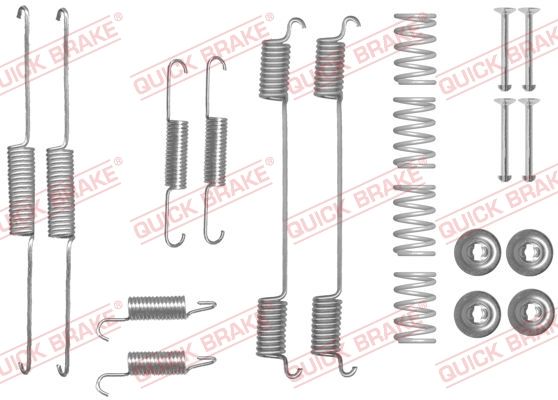 Ремкомплект тормозных колодок - Quick Brake 1050861