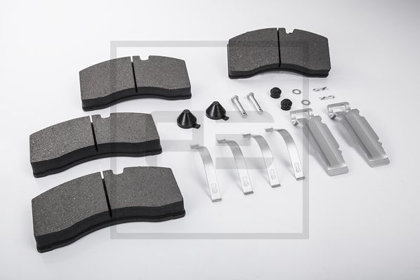 Комплект тормозных колодок, дисковый тормоз - Peters Ennepetal 08632100A