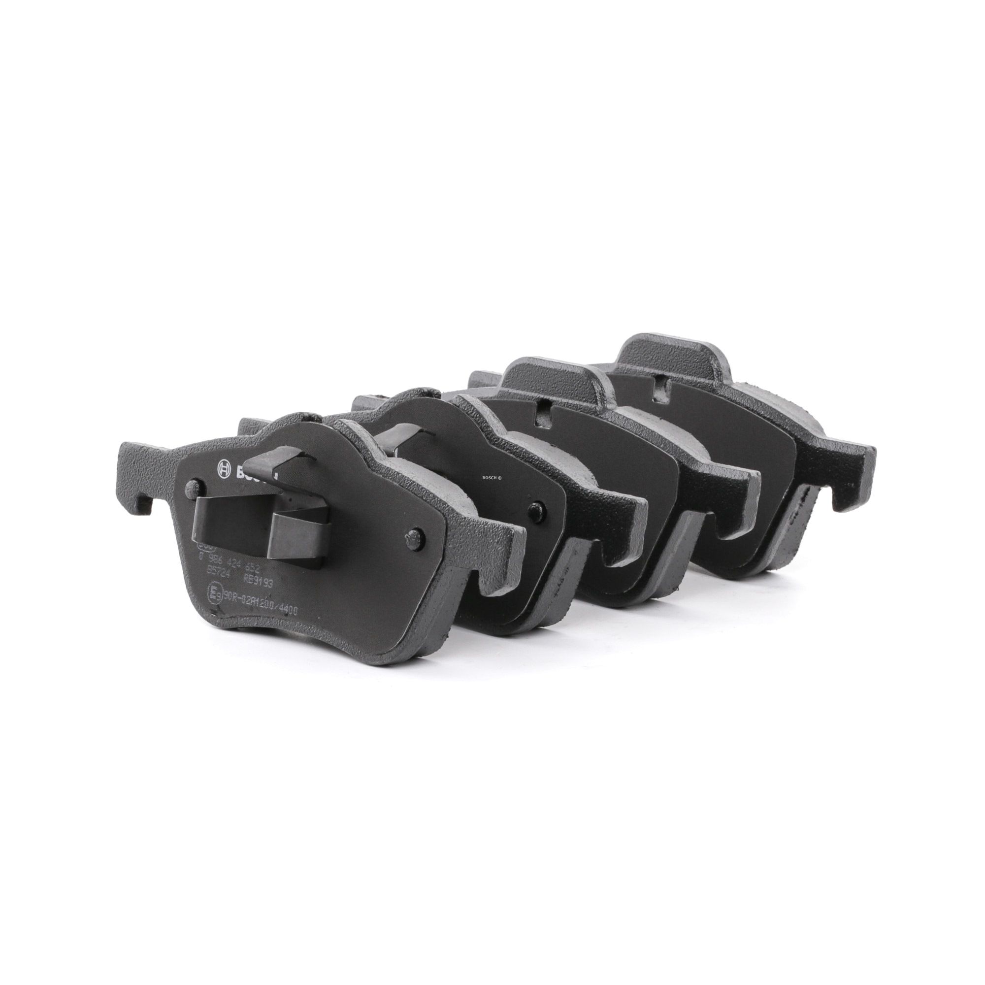 Комплект тормозных колодок, дисковый тормоз - Bosch 986424652