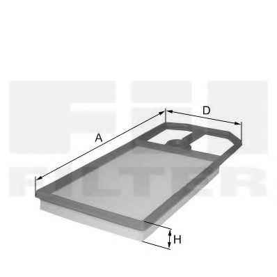 Фильтр воздушный - Fil Filter HP2146