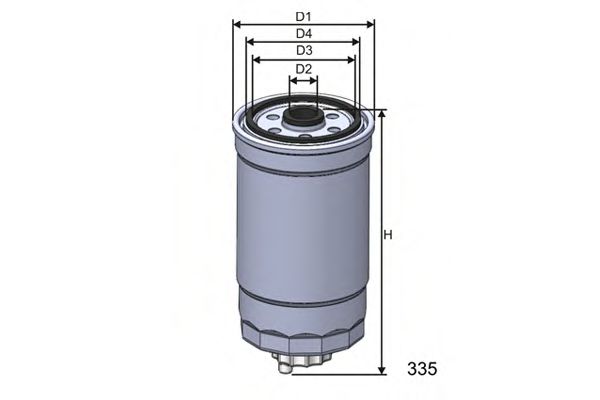 Фильтр топливный - MISFAT M351