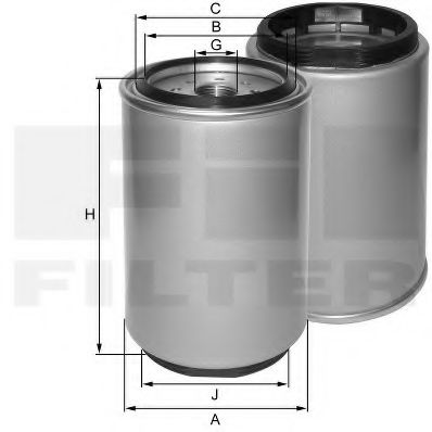 Фильтр топливный - Fil Filter ZP3035F