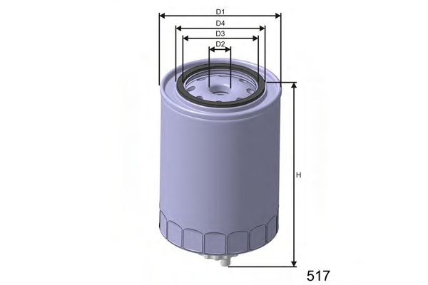 Фильтр топливный - MISFAT M350