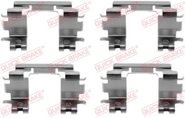 Ремкомплект тормозных колодок - Quick Brake 1091670
