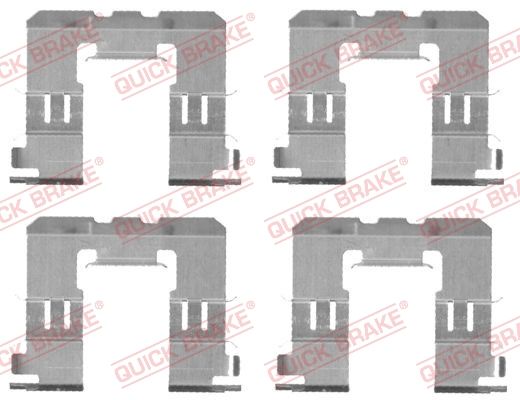 Комплектующие, колодки дискового тормоза Quick Brake 1091721