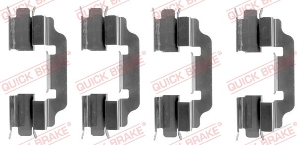 Ремкомплект тормозных колодок - Quick Brake 1091601
