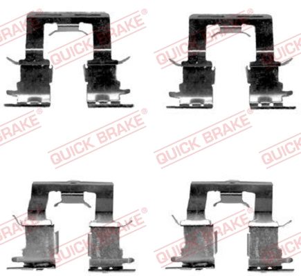 Ремкомплект тормозных колодок - Quick Brake 1091620