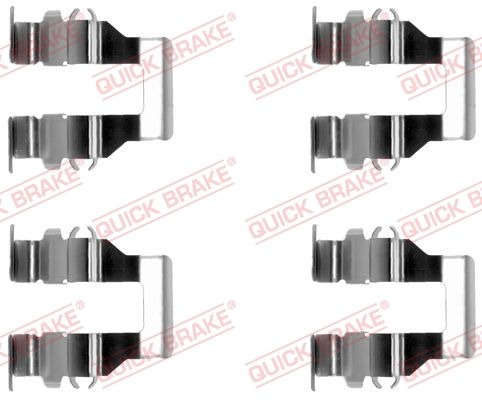 Ремкомплект тормозных колодок - Quick Brake 1091199