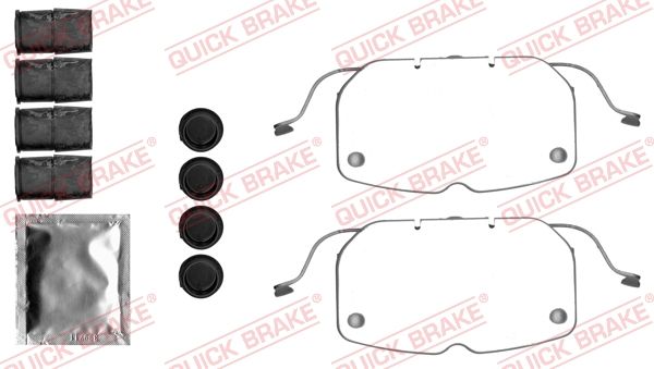 Комплектующие, колодки дискового тормоза - Quick Brake 1091792