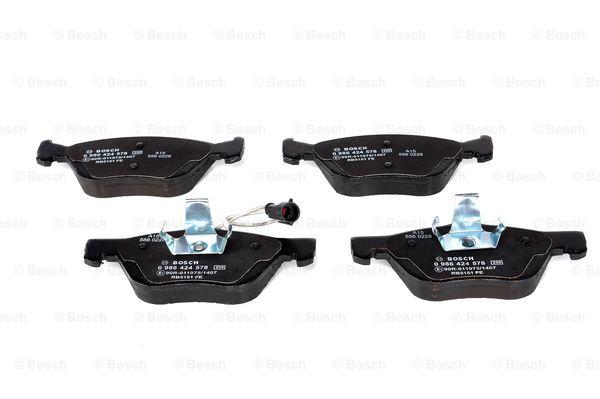 Комплект тормозных колодок, дисковый тормоз - Bosch 986424578